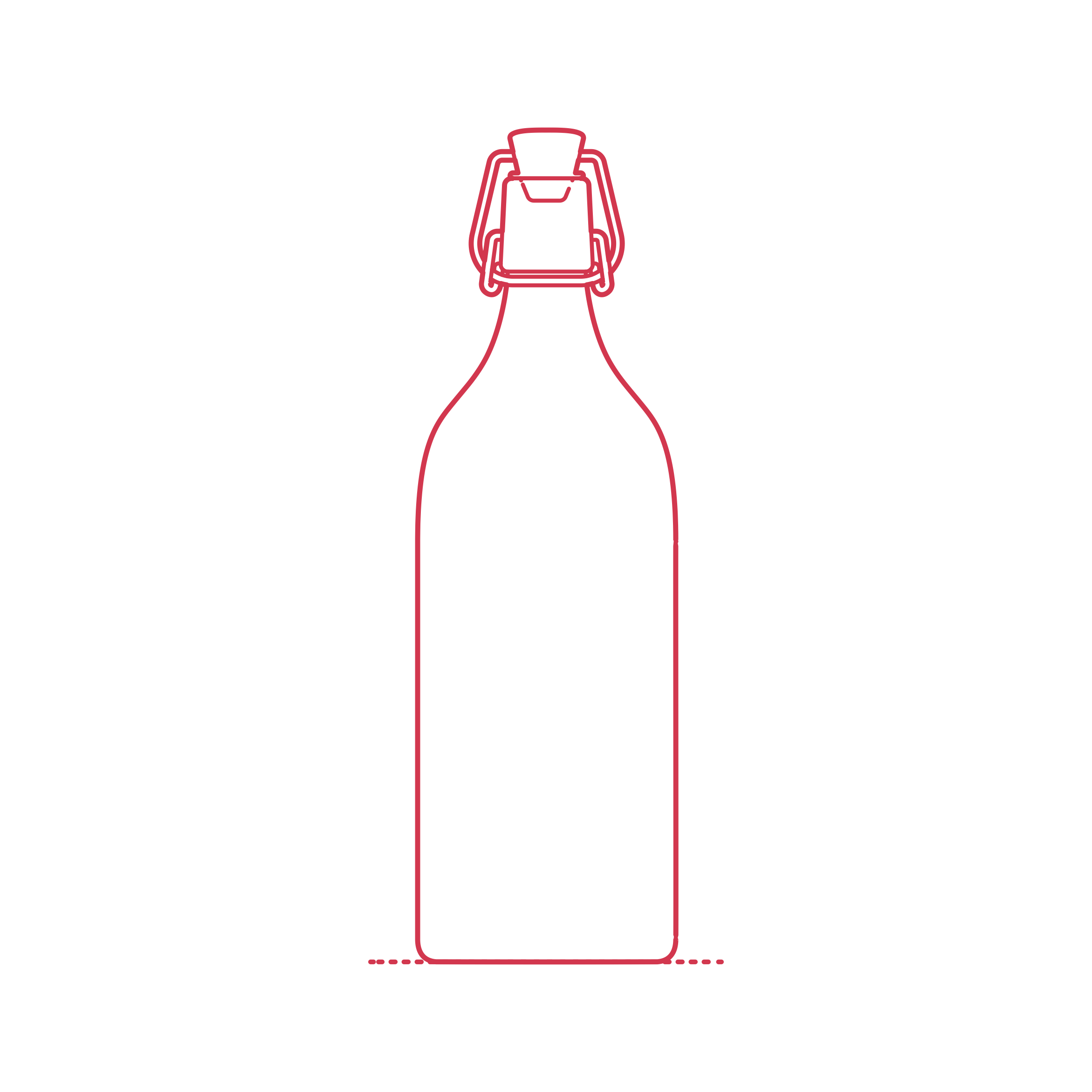 Objects Beverage Serveware Ikea Korken Bottle 34 Oz Sticker Outline Svg File Free Vectors